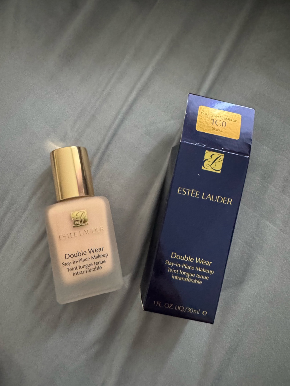 Estee Lauder Double Wear Liquid Foundation - Shell (Light Beige)